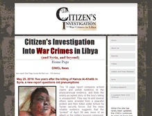 Tablet Screenshot of ciwclibya.org